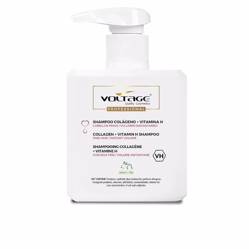 Voltage Cosmetics Colágeno + Vitamina H Champú 500 ml
