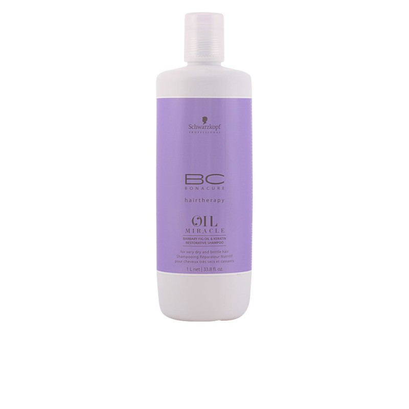 Schwarzkopf Bc Oil Miracle Shampoing réparateur à l'huile de figue de Barbarie 1000 ml