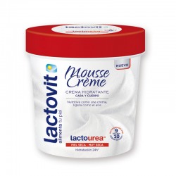 Lactovit Lacto-Urea Mousse Creme Gesicht & Körper 250 ml