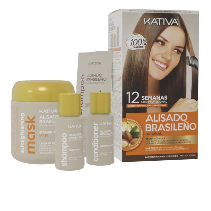Kativa Professional Brasilianisches Glättungsset, 6 Stück