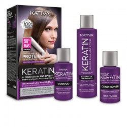 Kativa Keratin Express Brasilianisches Glättungslot, 3 Stück