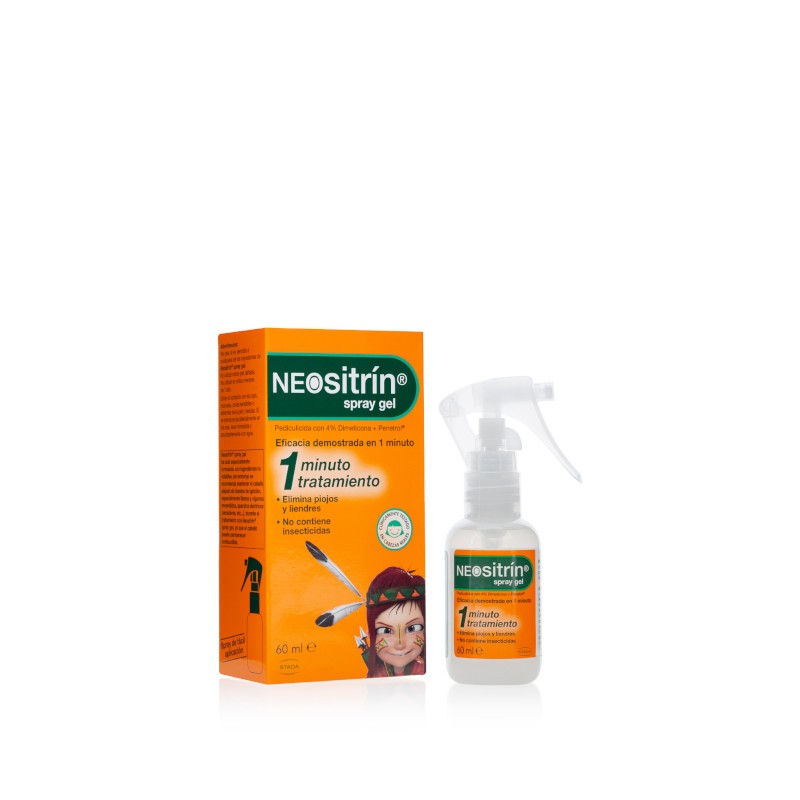 Neositrín spray gel antipiojos 100 ml - FarmaciaCien