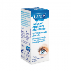 CARE+ Solution Ophtalmique Hydratante 0,2% Acide Hyaluronique 10 ml