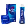 DUREX Natural Kondompackung 12 Einheiten + Play Original H2O Gleitmittel 100ml