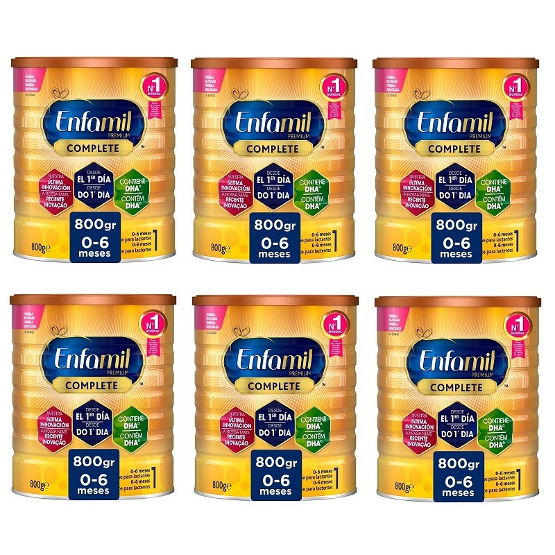 ENFAMIL Complete 1 PACK Lait de démarrage 6x800gr ENFAMIL Complete 1 PACK Lait de démarrage 6x800gr