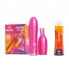 DUREX Pack Conejito Vibrador 2 en 1 + Lubricante Efecto Calor 50ml