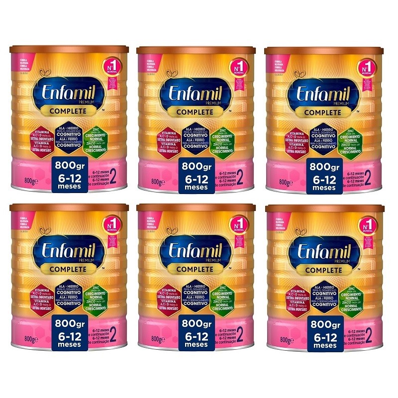 ENFAMIL Complete 2 Lait de Continuation PACK ÉCONOMIQUE 6x800gr