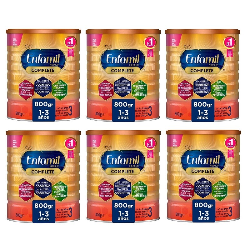 ENFAMIL Complete 3 Latte Crescita CONFEZIONE CONVENIENZA 6x800gr