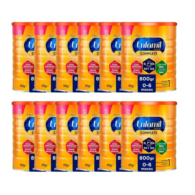 ENFAMIL Complete 1 Starter Latte CONFEZIONE CONVENIENZA 12x800gr ENFAMIL Complete 1 Starter Latte CONFEZIONE CONVENIENZA 12x800gr