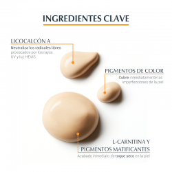 EUCERIN Face Oil Control Crema Gel Tocco Secco SPF50+ Luce Colorata