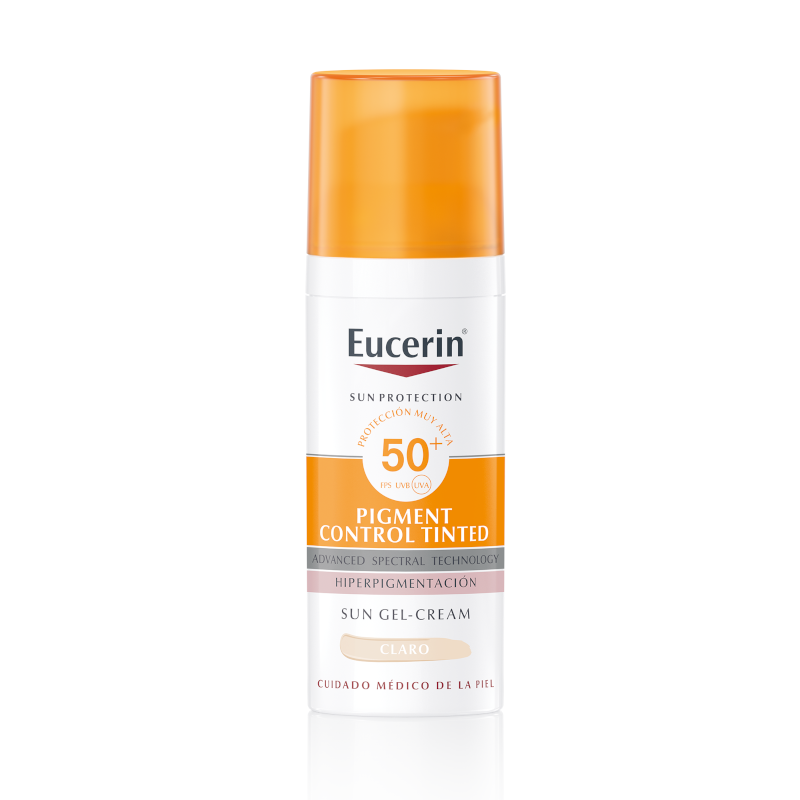 EUCERIN Sun Face Pigment Control Fluid SPF50+ getöntes Licht EUCERIN Sun Face Pigment Control Fluid SPF50+ getöntes Licht