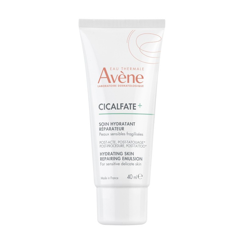 AVENE Cicalfate+ Reparaturemulsion für postoperative und Tätowierungen, 40 ml
