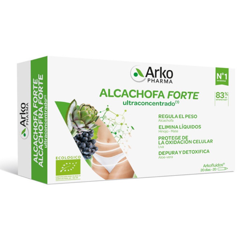 ARKOPHARMA Arkofluido Alcachofra Forte 20 Ampolas
