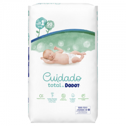 Fraldas DODOT Total Care Tamanho 1 (2-5kg) 50 unidades