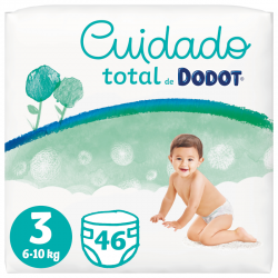Couches DODOT Total Care Taille 3 (6-10kg) 46 unités 【OFFRE EN LIGNE】
