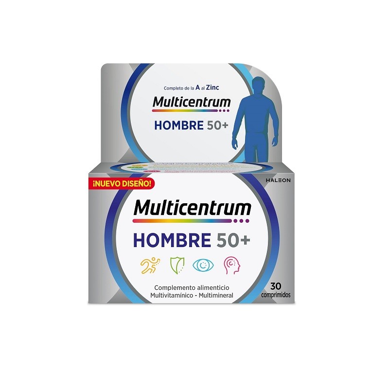 MULTICENTRUM Homem 50+ (30 Comprimidos)