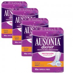 AUSONIA Discreet Extra Compress Pack 4x10 Units