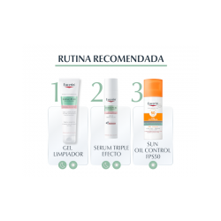 EUCERIN Dermopure Oil Control Pack Cleansing Gel + Serum + Sunscreen Gel-Cream RECOMMENDED ROUTINE