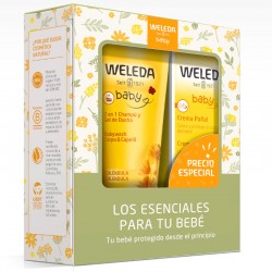 Conjunto essencial de calêndula para bebês WELEDA