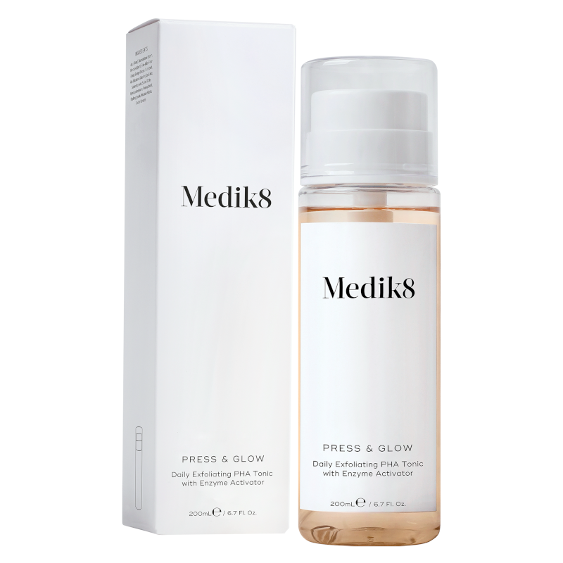 Tonico esfoliante quotidiano Medik8 Press & Glow 200 ml Tonico esfoliante quotidiano Medik8 Press & Glow 200 ml