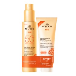 Nuxe Sun Delicious Spray Solaire SPF 50+ Shampoing Après Soleil 100 ml CADEAU