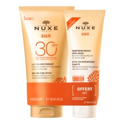 Nuxe Sun Lait Solaire Fondant SPF 30+ Shampoing Après Soleil 100 ml CADEAU