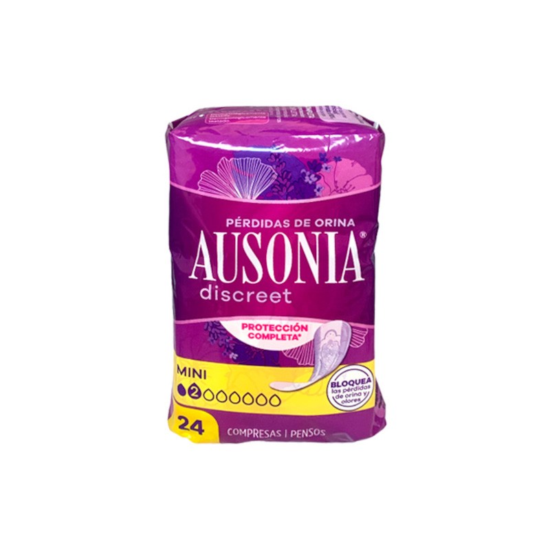 AUSONIA Mini Compresse Discrète 24 Unités AUSONIA Mini Compresse Discrète 24 Unités