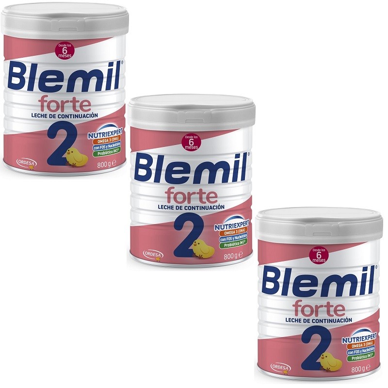PACK Leite de Seguimento BLEMIL Plus 2 Forte 3x800gr