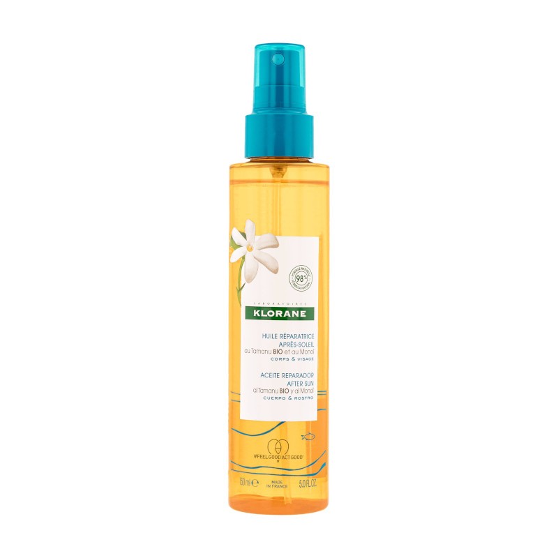KLORANE POLYSIANES Olio riparatore doposole Monoï 150ml KLORANE POLYSIANES Olio riparatore doposole Monoï 150ml