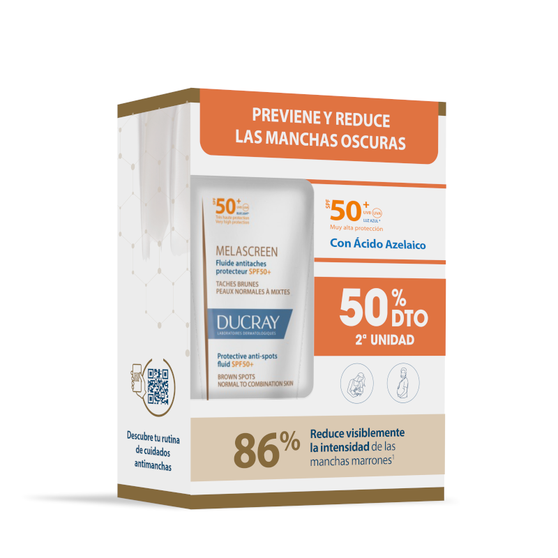 DUCRAY Pack Melascreen Fluid Spf 50+ 2ªUd 50% Rabatt 2x80ml DUCRAY Pack Melascreen Fluid Spf 50+ 2ªUd 50% Rabatt 2x80ml