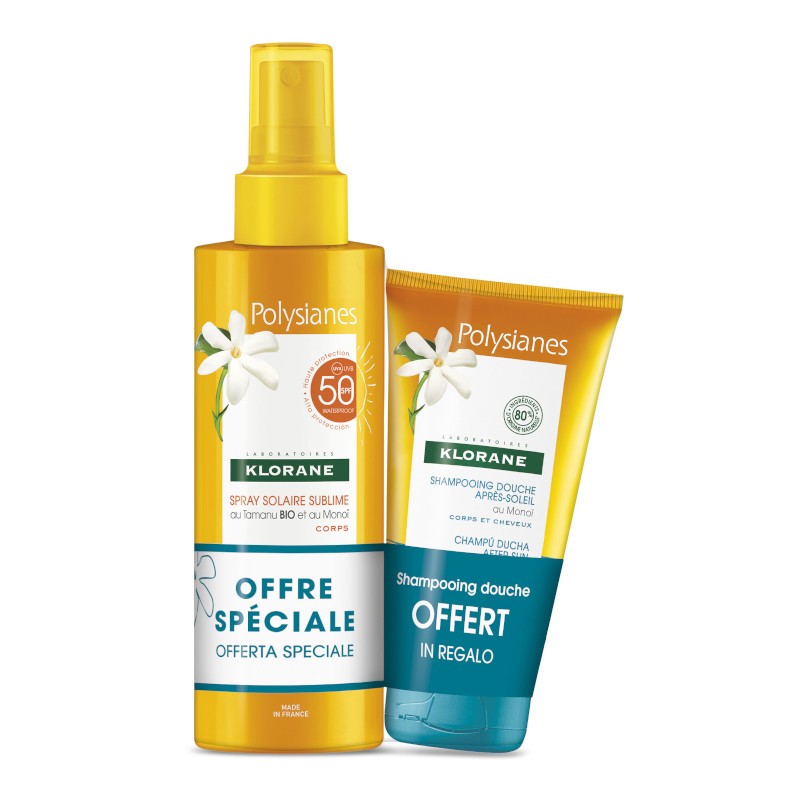 KLORANE Pack Spray 50 200Ml+Ch Shower 75 ml GIFT