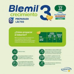 BLEMIL Plus 3 Lait de Croissance Formule Préparer Biberon (+12 mois) 800g