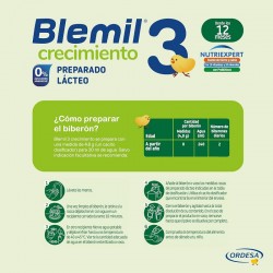 BLEMIL Plus 3 Latte di Crescita Formula Prepara Flacone (+12 mesi) 800g