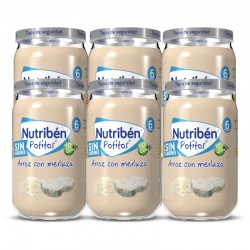 Nutriben Suprême Potito de Merlu avec Riz 6x235g