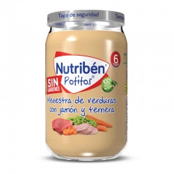 Nutribén Vegetable Stew with Ham and Beef 6x235g