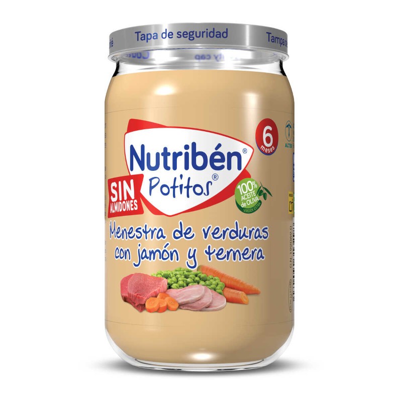 Nutribén Vegetable Stew with Ham and Beef 235g