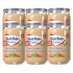 Nutribén Potito Boeuf Haricots Verts Carotte 6x235g