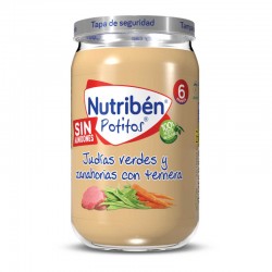 Nutribén Potito Boeuf Haricots Verts Carotte 235g