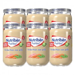 Nutribén Potito Vegetables with Chicken 6x235g