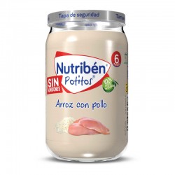 Nutribén Potito Pollo Con Arroz 6x235g