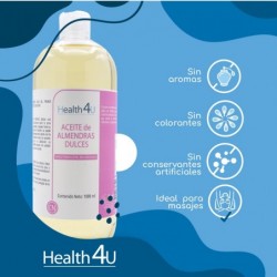 H4U 100% Pure Almond Oil 1 Liter