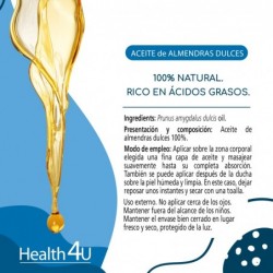 H4U 100% Pure Almond Oil 1 Liter