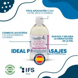 H4U Huile d'Amande Douce 500 ml