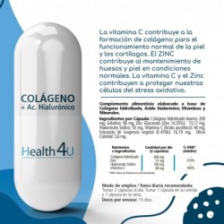 H4U Collagene + Acido Ialuronico 30 capsule