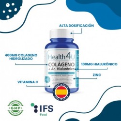 H4U Collagène + Acide Hyaluronique 30 gélules