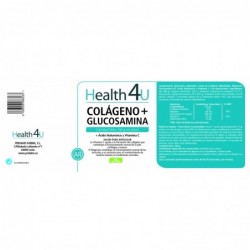 Colágeno H4U + glucosamina em pó 200 g