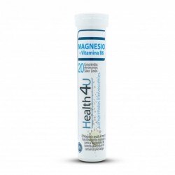 H4U Magnesium + Vitamin B6 20 lemon flavor effervescent tablets