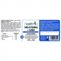 H4U Melatonina + Gaba 30 cápsulas