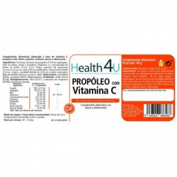 H4U Propóleo con vitamina C 60 comprimidos masticables