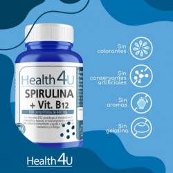H4U Spirulina+ Vitamin B12 100 tablets